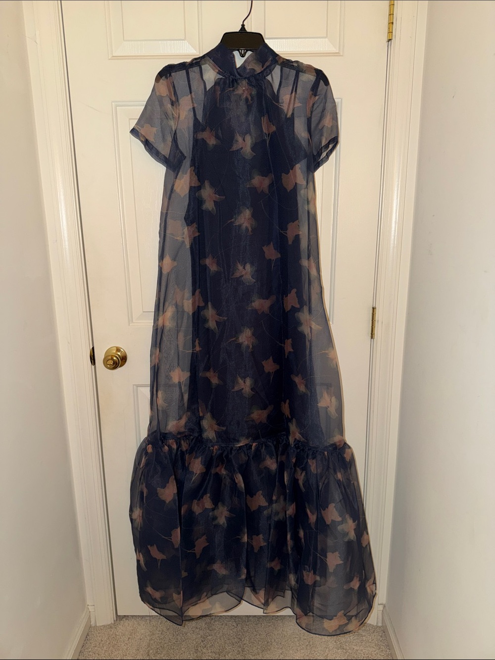 STAUD Calluna Dress | Botanical Navy - Picture 4 of 6
